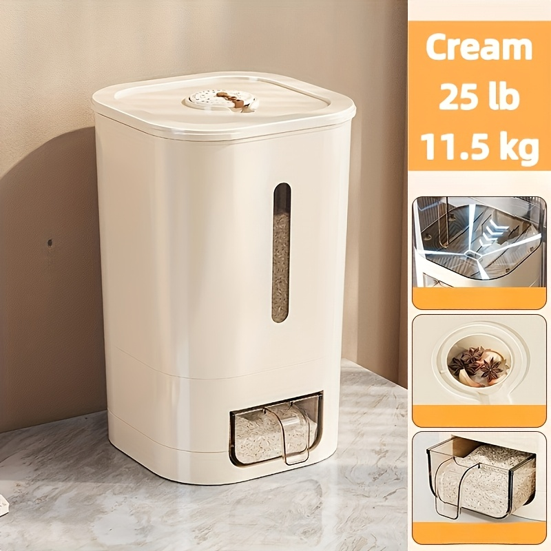 Automatic rice dispenser (with capacity - large-capacity, moisture-proof and insect-proof sealed rice storage box)