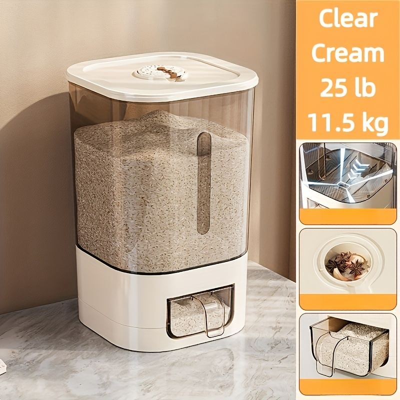 Automatic rice dispenser (with capacity - large-capacity, moisture-proof and insect-proof sealed rice storage box)