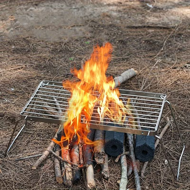 Foldable Stainless Steel BBQ Grill Rack