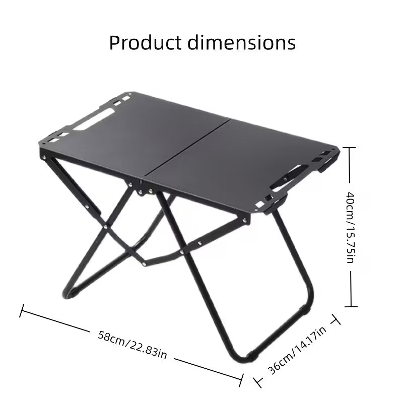 Portable folding picnic table—suitable for gardens, picnics, barbecues, and outdoor use.