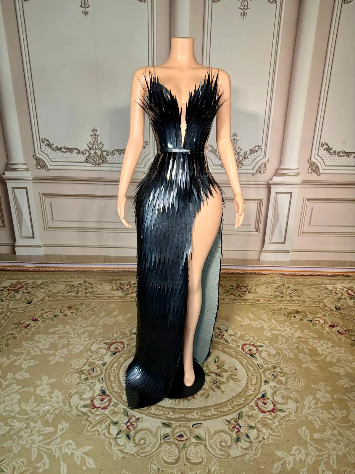 ZD Women’s 2025 Trending Sexy A-Line Nightclub Dress Sequin-Adorned Appliques Birthday Gown Beading Embroidery Wholesale Parties