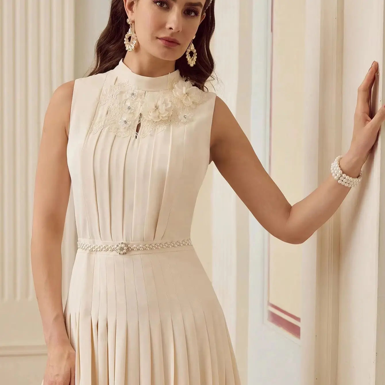Wholesale Women’s Evening Party Long Elegant Lace Dress Bridesmaid Wedding Mother of Bride Casual Dresses
