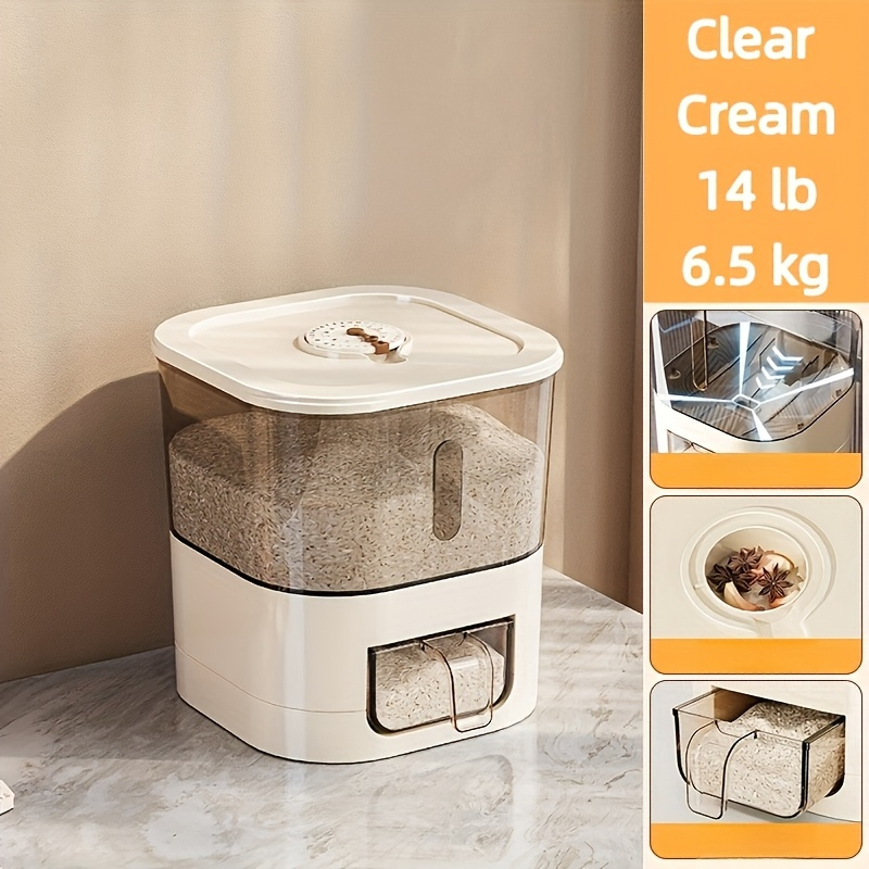 Automatic rice dispenser (with capacity - large-capacity, moisture-proof and insect-proof sealed rice storage box)