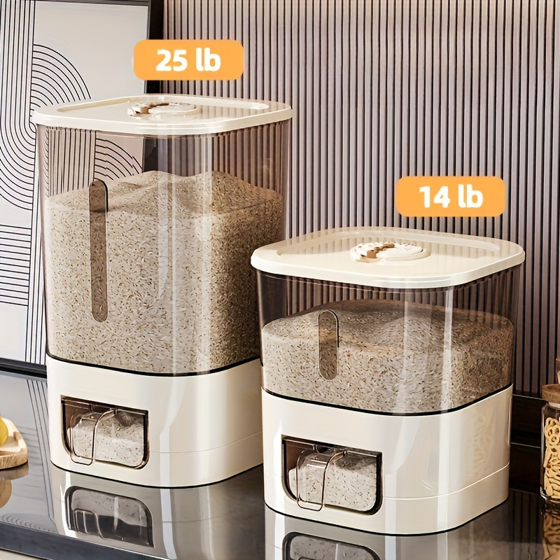 Automatic rice dispenser (with capacity - large-capacity, moisture-proof and insect-proof sealed rice storage box)