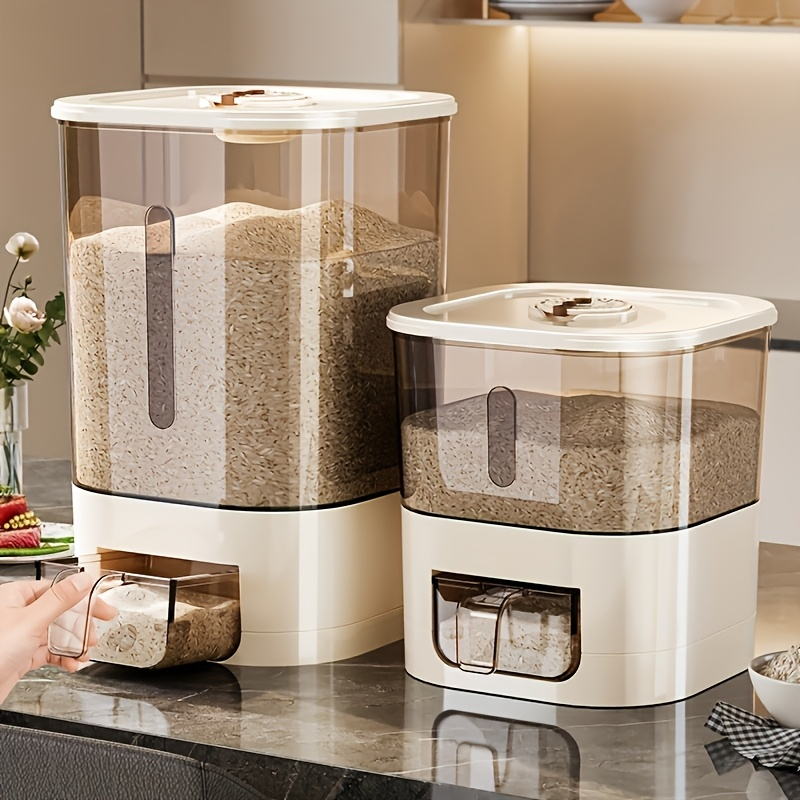 Automatic rice dispenser (with capacity - large-capacity, moisture-proof and insect-proof sealed rice storage box)