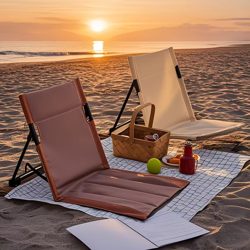 Portable folding chair made of durable Oxford fabric